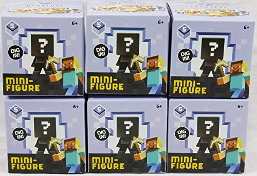 Bundle of 6: Minecraft Ice Series Blind Box Mini-Figure Series 5