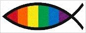 Rainbow Fish Sticker