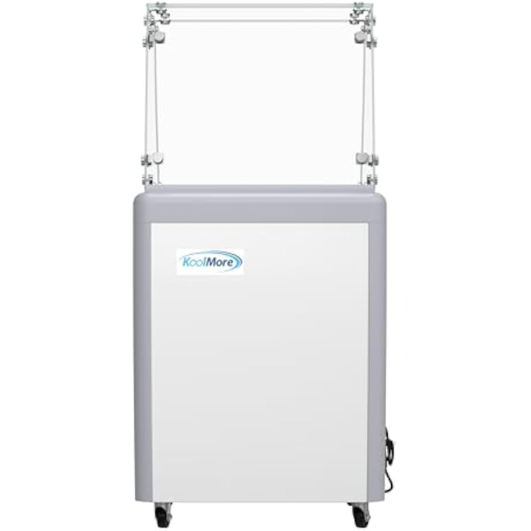 KoolMore 26 in. 5-Pan Gelato Dipping Cabinet Display Freezer with Sliding Glass Door and Sneeze Guard, 6 cu. ft. ETL Listed KM-GDC-26SD-FG