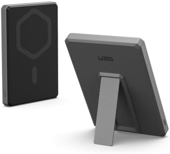 URBAN ARMOR GEAR UAG 5000mAh Power Bank SRGE 20W USB-C Slim Magnetic Wireless Portable Charger Fast Charging Battery Pack wKickstand Compatible with iPhone 17, Samsung Galaxy S25