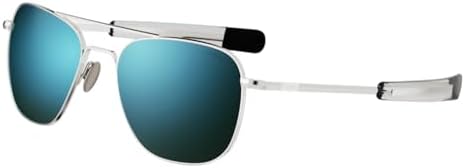 Randolph Eyewear Aviator Sunglasses for Men & Women Non-Polarized & Polarized Lenses 23k Wht Gold UV Protection Sunglasses