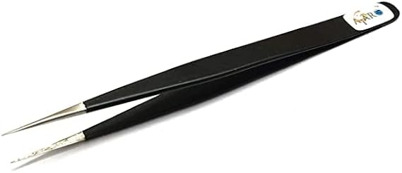 ATAR Tweezers For Craft || Stainless Steel Jewelery Making Tweezer || Jewellery Making Tool Fine Tip Tweezer || Size - 14CM (ATTB1)