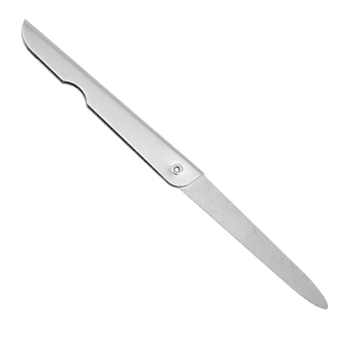 WOIWO 5PCS Stainless Steel Nail File Creative Knife Folding Nail File Manicure Care Tool