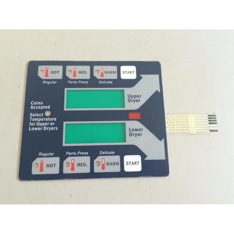 9801-059-002 For Compatible With Dexter Stack Dryer Computer Top Touch Replacement