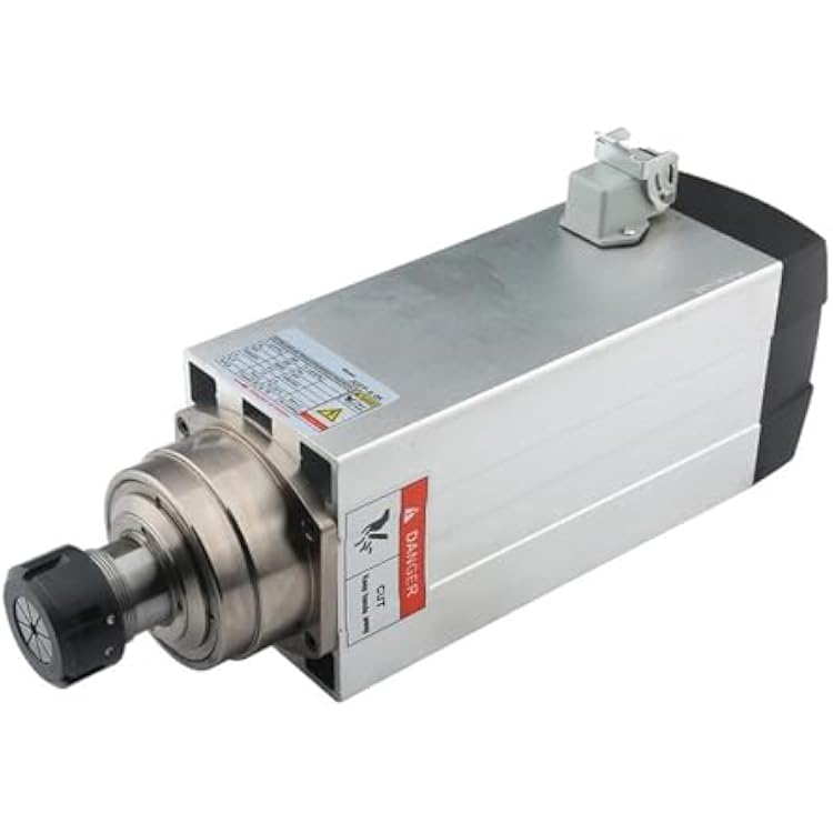 Spindle motor Spindle Motor 6.0kw Air-Cooled Spindle 220V 380v ER32 Chuck 300Hz 4 Bearing For And Milling Router WoodDC380V