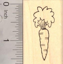 Carrot Rubber Stamp