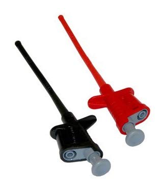 AEMC 2124.86 Color-Coded Grip Probes, Red/Black (Set of 2)