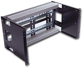 RCB1118BK15 5U Rackmount Adjustable Depth DIN Rail Panel for Industrial Standard 19 inch 2-Post Relay Rack or 4-Post Server Rack