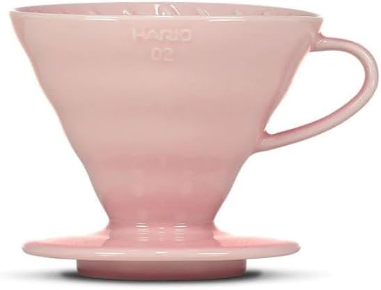 Hario V60 Ceramic Coffee Dripper Pink - Size 02