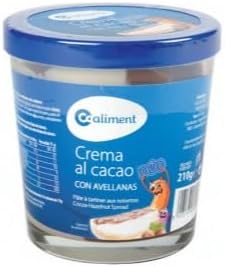 Spanish Duo Hazelnut & Milk Cocoa Spread - 3 x 210g Glass Jars - Authentic Two-Tone Swirl: Rich Cocoa & Creamy White Milk - Smooth Artisan Texture