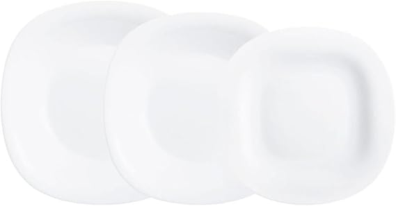 Luminarc Plate Set 18 Pieces White