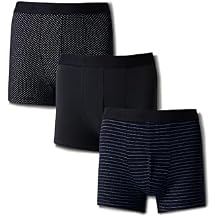 Charles Tyrwhitt Boxers for Men 3 Pack of Soft Black Cotton Jersey Men's Underwear Breathable, Stretch Fit Cool Boxers