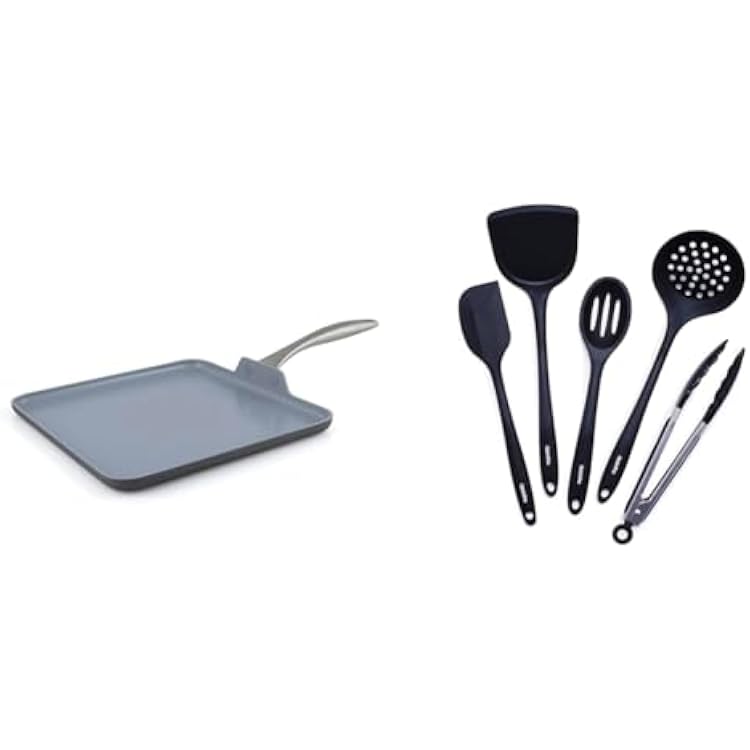 GreenPan 11 Griddle and 5 Piece Utensil Set