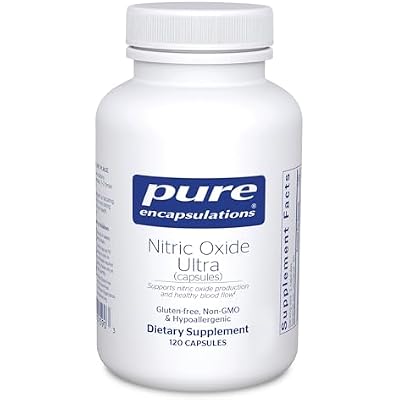 Pure Encapsulations Nitric Oxide Ultra Capsules - Supplement Supports Nitric Oxide Production, Healthy Blood Flow & Vascular Health - with L-Citrulline & CranLoad Cranberry Extract - 120 Capsules