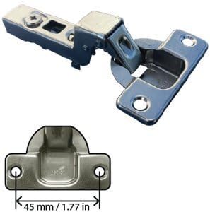 hettich 9046807 110 Degree Inset Door Hinge (Screw On) Door Flush With Cabinet