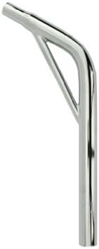 Alta Bicycle Heavy Duty Steel Lay-Back Bike Seat Post w/ Support 27.2mm Chrome
