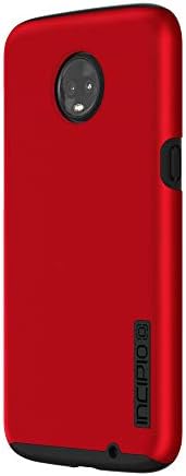 Incipio DualPro MT-454-RBK Case for Motorola Moto Z3 Play - Certified Case (Red/Black) [Extremely Robust I Shock Absorbing I Soft-Touch Coating I Hybrid]
