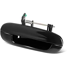 Auto Dynasty Non Keyhole Model Factory Style Front Door Pull Handle Compatible with Buick Rainier Chevy Trailblazer GMC Envoy Isuzu Ascender Oldsmobile Bravada 2002-2009, Smooth Black