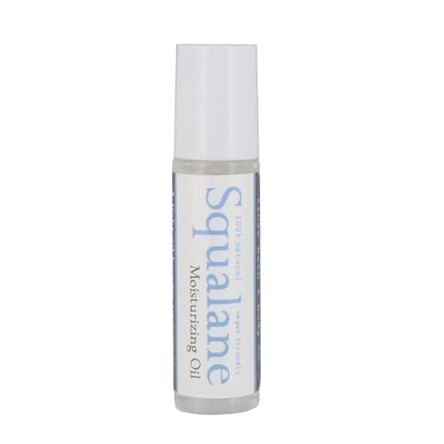 Rinse Bath & Body Squalane Essential Oil Roll On - Pure, Natural Squalane Oil For Face and Body | Light and Fast Absorbing | Cell Elasticity,Lines & Wrinkles | Squalane Oil From Olive Plant |.35oz