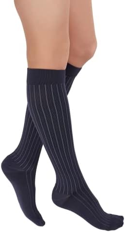 Rejuva Freedom 15-20 mmHg Knee High Compression Socks Men & Women Long Socks