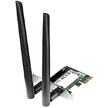 D-Link PCI Express Wireless Adapter Card AC1200 Dual Band Gigabit Ethernet Network Wi-Fi PCIe Desktop (DWA-582)