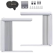 1 Set Opening Air Conditioner Side Panel Kit, PVC Double Level Insulation, Easy Installation for Universal Fit, Use