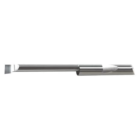 Micro 100 QBB-2301000X Boring Tool - Right Hand - Quick Change, 1/4" Min Bore Dia, 1" Max Bore Depth, .058" Proj, .0738" Offset, .005" Corner Rad, 5/16" Shank Dia, 2-1/2" OAL, AlTiN