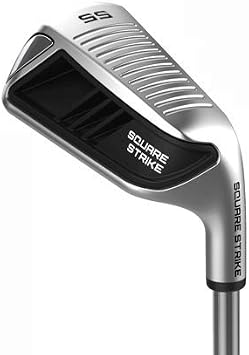 Square Strike Wedge, Black -Left Hand Pitching & Chipping Wedge for Men & Women -Legal for Tournament Play -Engineered by Hot List Winning Designer -Cut Strokes from Your Golf Game Fast