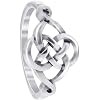 .925 Sterling Silver Celtic Knot Design Ring