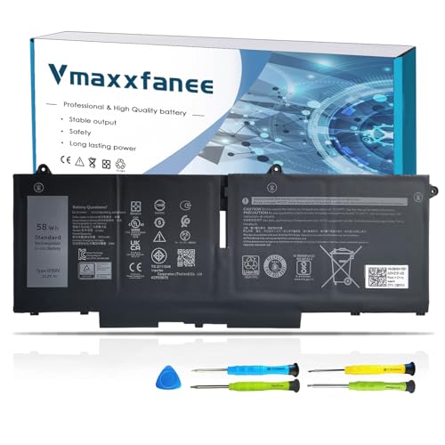 58Wh 07KRV Battery for Dell Latitude 5430 5530 Precision 3570 P137G P137G004 P104F P104F005 Series M69D0 H4PVC 0H4PVC Y86WG 0Y86WG 078FWY 08WRCR 4FVJG O7KRV 15.2V
