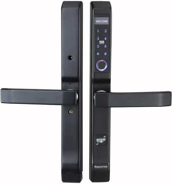 Door Locks Fingerprint, Smart Keyless Lock Waterproof Outdoor smart Lock biometric Electronic Door