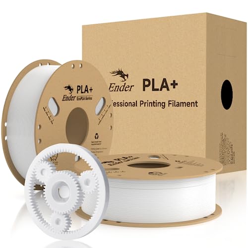 Official Creality PLA Filament, 1.75mm PLA Plus PLA Pro 3D Printer Filament Stronger Toughness Smooth Printing Dimensional Accuracy - 0.02mm 1kg2.2lbs Roll Cardboard Spool 2KG WhiteWhite