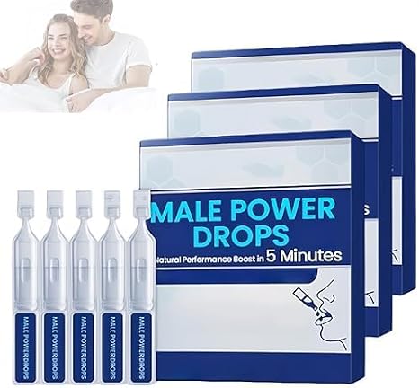 Male Power Drops, Enhances Libido, Improves Energy, Drive and Power, Instant Energy & Stamina Support, Long & Fast-Acting Results