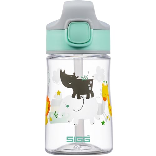 SIGG - Kids Miracle Water Bottle - Furry Friends - Lightweight Tritan with Leak-Proof Lid - One Hand Childrens Drink Bottle - 12 Oz
