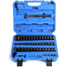 Yonligonju 52 - in - 1 Custom Bushing Driver Kit,Ideal for Transmission Bushing Removal, Wheel Axle Bearing Race & Seal Installation (Blue)