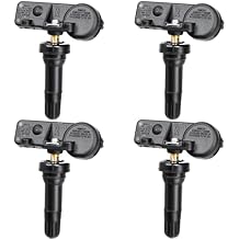 56029398AB TPMS Sensors Replacement for Chrysler Jeep Fiat Dodge Ram, Fits Charger Challenger Grand Cherokee Wrangler Tire Pressure Monitoring System OE#68142397AA 68241067AA 68241067AB 433MHz, 4Pcs