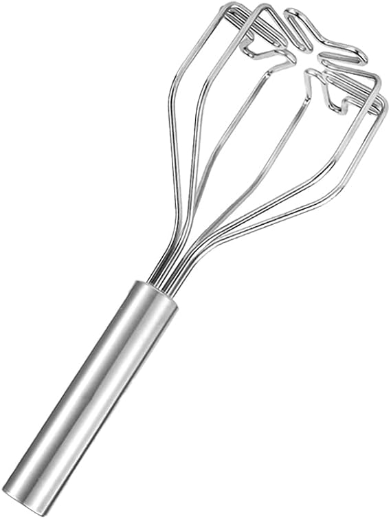Stainless Steel Potato Masher, 10.2 Inch Manual Fruit & Food Smasher for Potatoes, Avocados, Beans