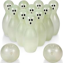 Glow-in-the-Dark Halloween Ghost Bowling Kit