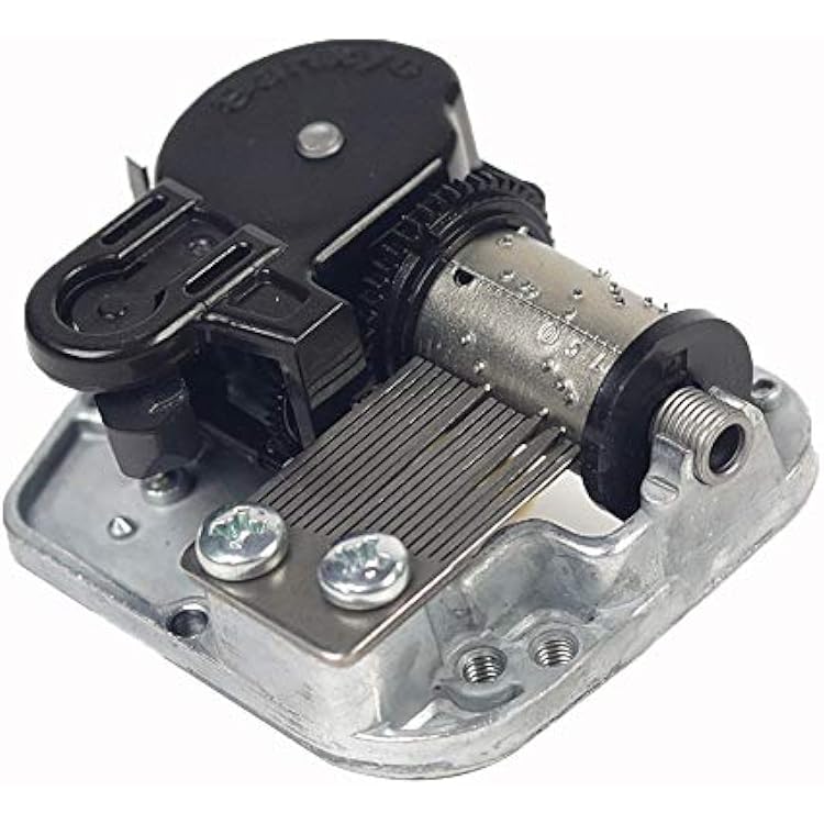 Youtang Sankyo 18 Note Windup Silver Plating Clockwork Mechanism DIY Music Box Movement,Tune:Swan Lake