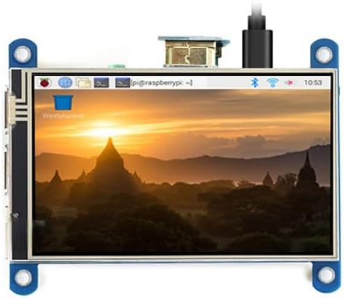 4inch Resistive Touch Screen LCD (H) Compatible with Raspberry Pi 480800 Pixels Resolution HDMI Interface IPS Panel Various Support Jetson Nano PC Windows