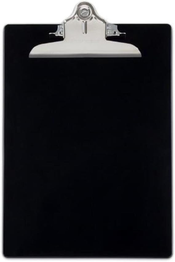 Saunders Recycled Plastic Clipboard, Black (21603)