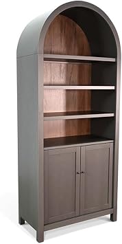 Sunny Designs Arched Display Cabinet with Doors