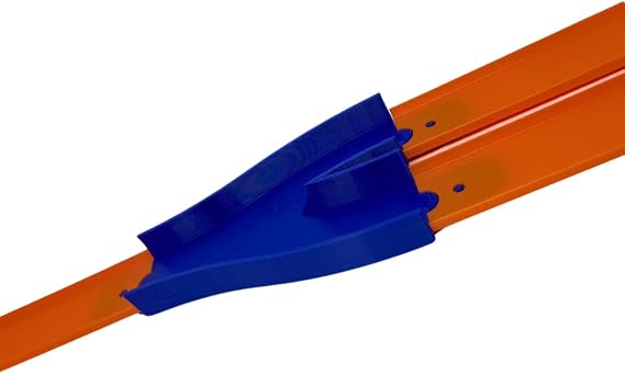 Connector Track Mods Compatible with Hot Wheels Racetracks | Two Lane to One Lane Connectors | Build Epic Racetracks | Made in USA (Parallel Connector 3 Pack)