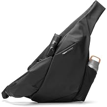 NIID Tech Sling Bag for Men 5.5L EDC Crossbody Carry, Fits iPad mini, 11-inch iPad Pro with Folio Case Tight Fit, Modular Wing Pocket for Travel and Commute