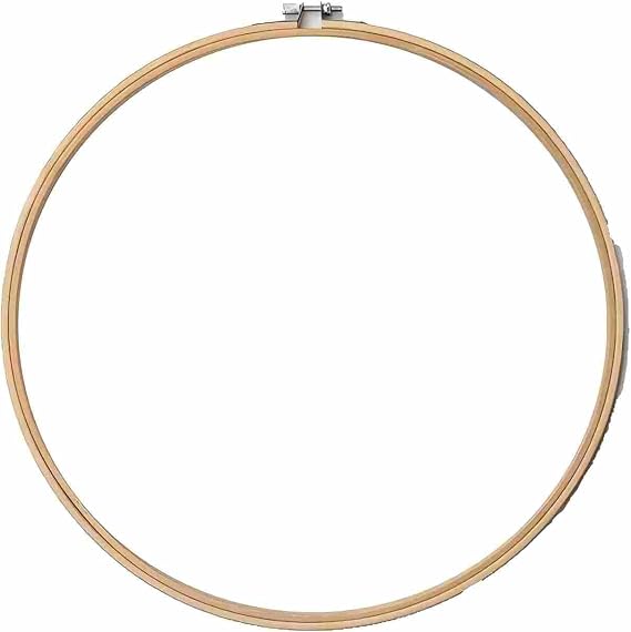 Mini Bamboo Circle,15 cm/5.9 inch Bamboo Frame,Embroidery Hoop Cross Stitch Hoop Ring for DIY Art Craft Handy Sewing