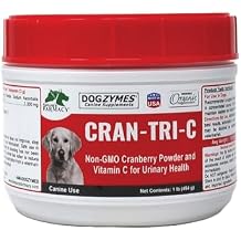 Dogzymes Cran Tri C Urinary Tract Support, Vitamin C Blend, 1418mg per Teaspoon (1 Pound)