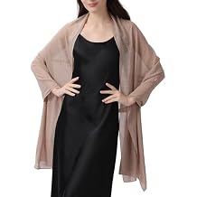 Women Shawls and Wraps for Evening Dresses, Sparkly Rhinestone Sheer Chiffon Scarf Shawls, Formal Dress Cover