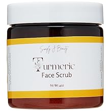Exfoliating Face Scrub (Turmeric, 4 oz)