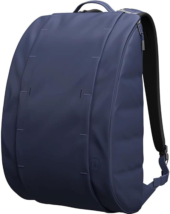 Db Journey The Hugger Backpack - Durable Travel Backpack with Laptop Compartment & Pockets for Work, Luggage Backpack with Roller Bag Hook Up System, 15L - Blue Hour