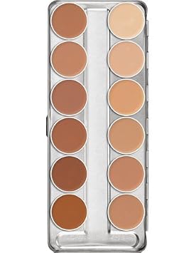 Kryolan Dermacolor Camouflage 12 Color Palette 75004 C